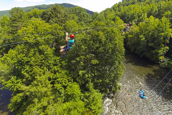 Pigeon zip over raft2 600 400